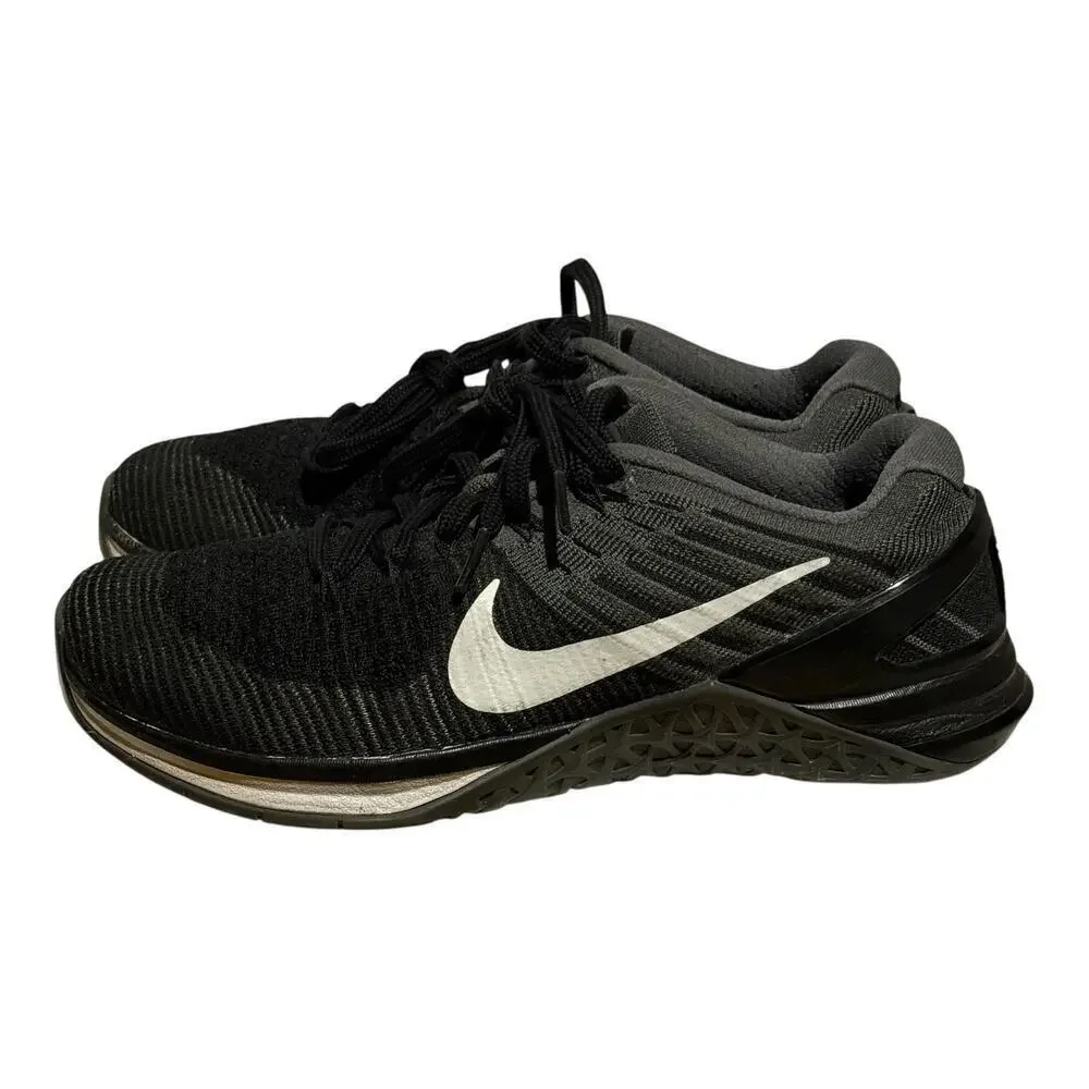 Nike Metcon 3 Black White Training Shoes Men's Size 7.5 849809-005 Crossfit